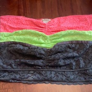 Three bandeaus size Med